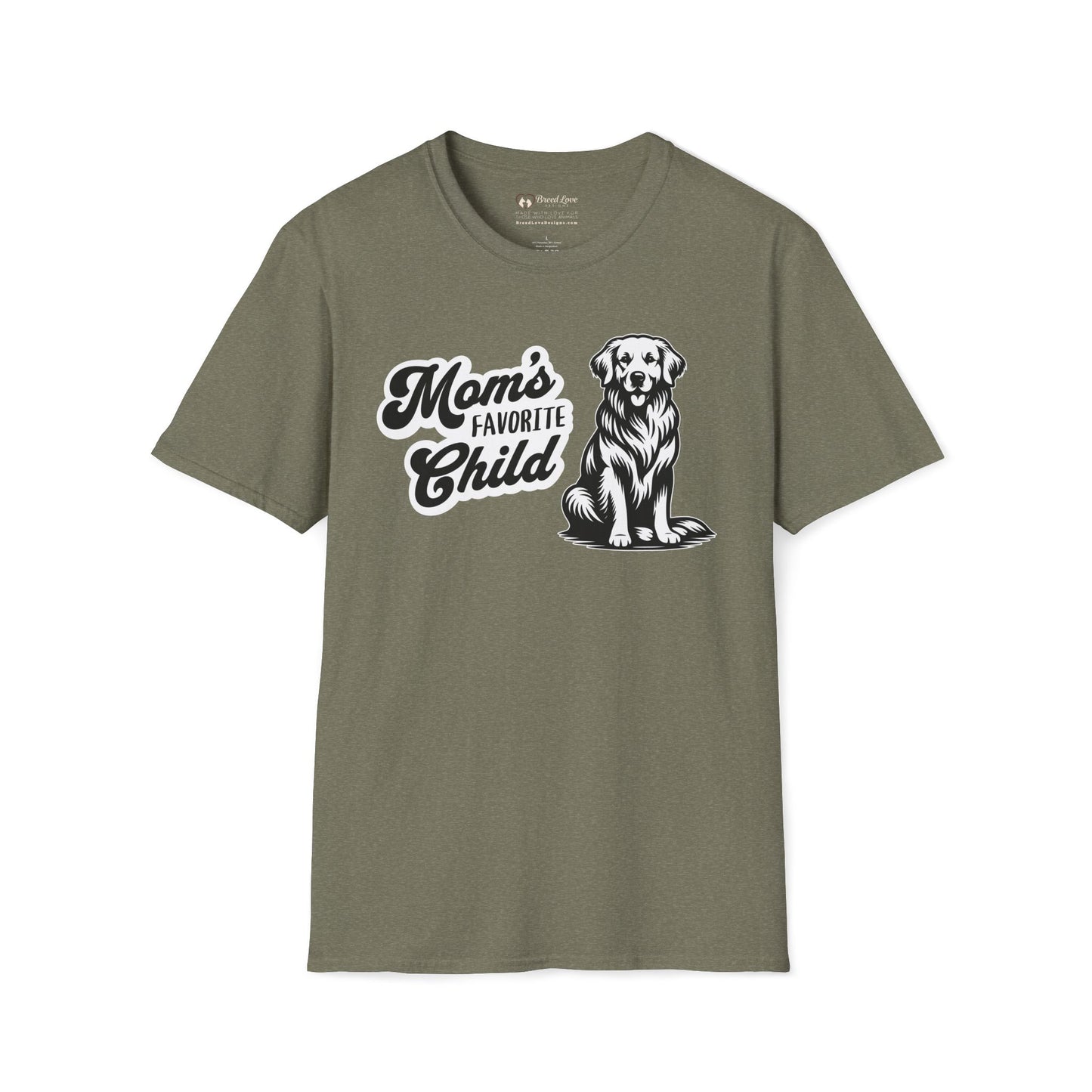Mom's Favorite Child - Golden Retriever T-Shirt