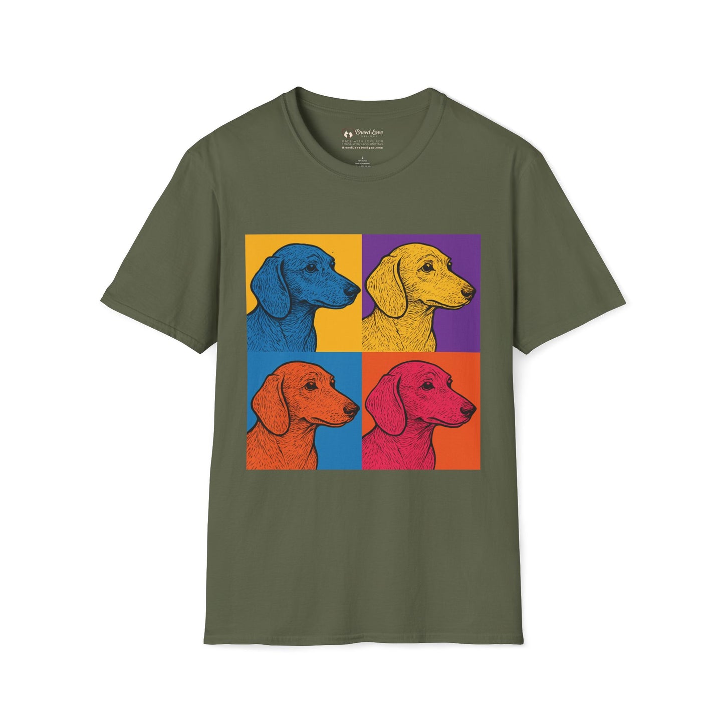 Dachshund Pop Art T-Shirt