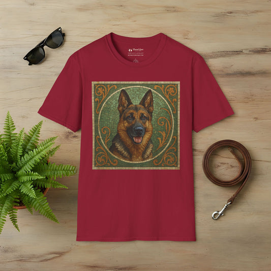 German Shepherd Mosaic T-Shirt