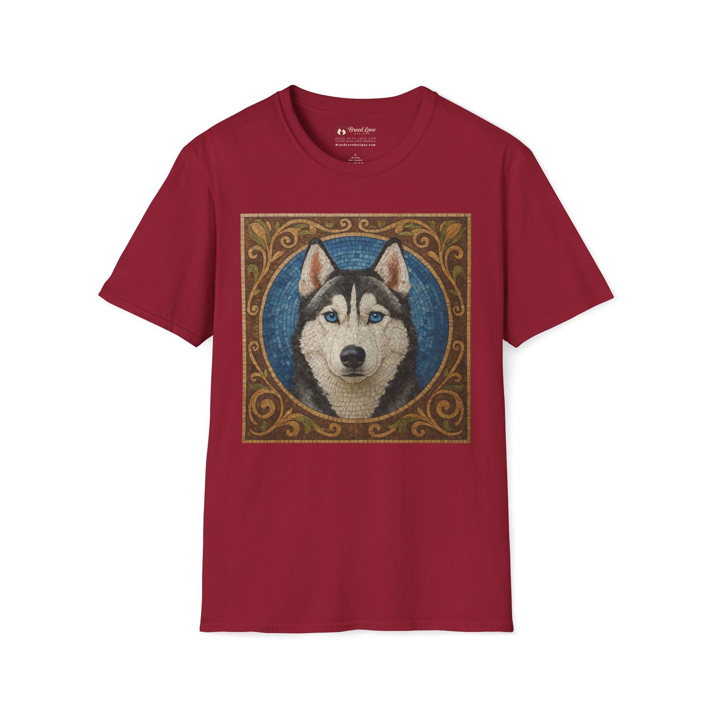 Siberian Husky Mosaic T-Shirt