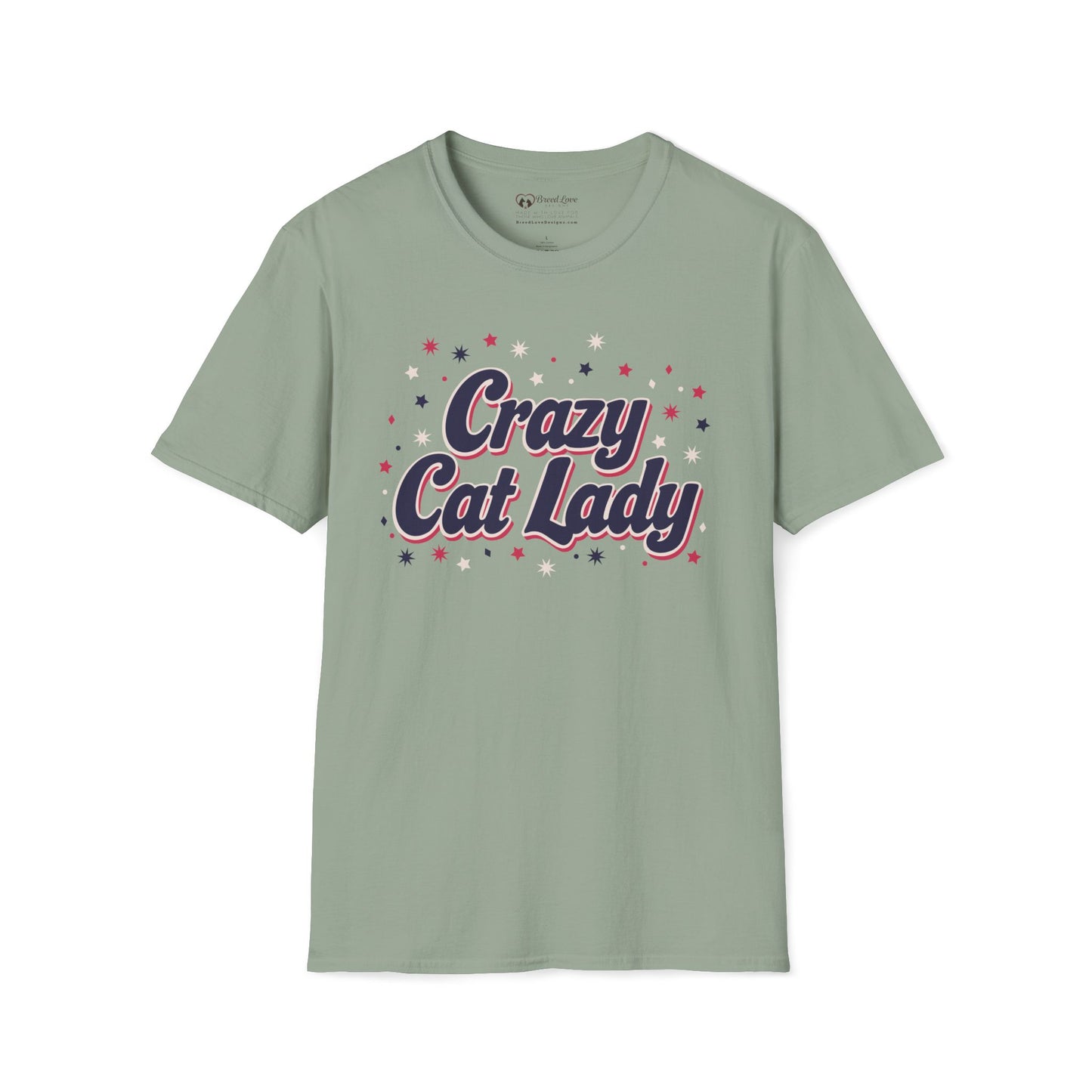 Sparkly Crazy Cat Lady T-Shirt