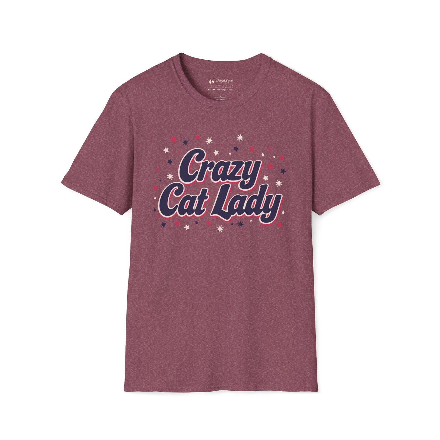 Sparkly Crazy Cat Lady T-Shirt