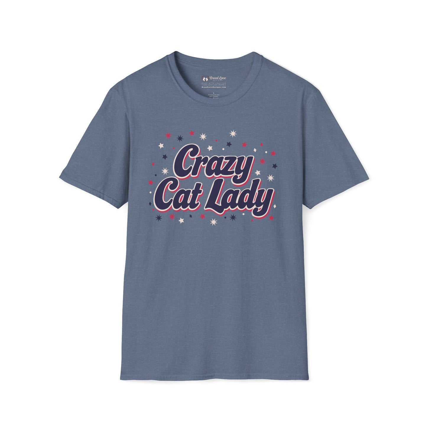 Sparkly Crazy Cat Lady T-Shirt