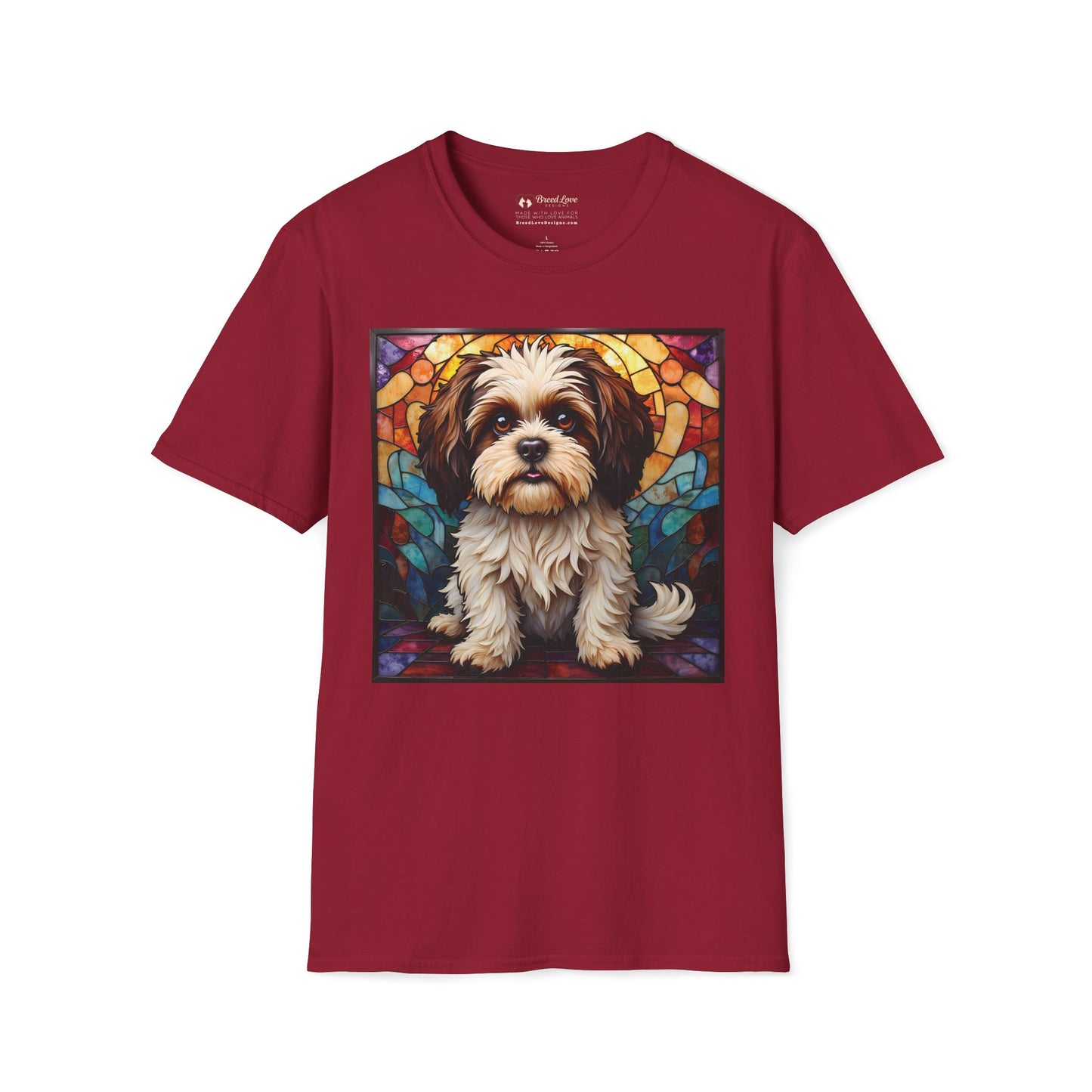 Stained Glass Shih Tzu T-Shirt