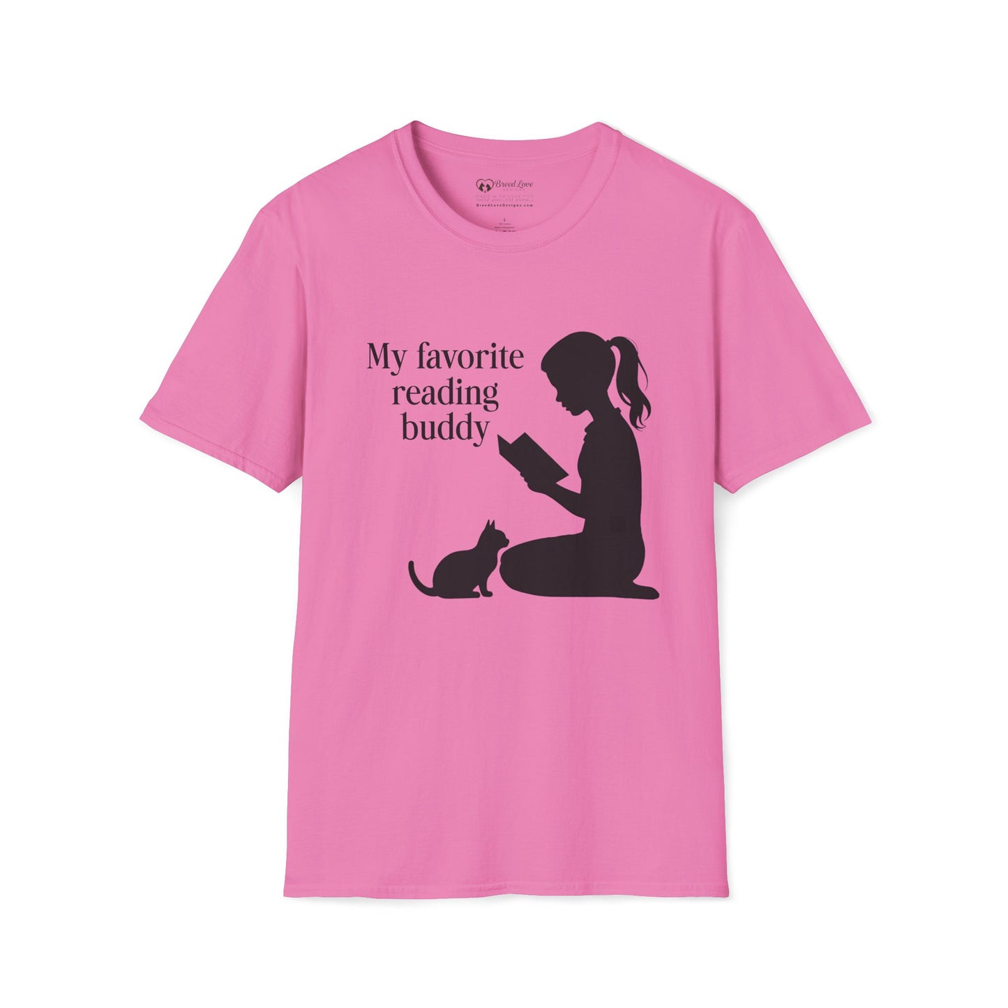 My Favorite Reading Buddy Cat T-Shirt