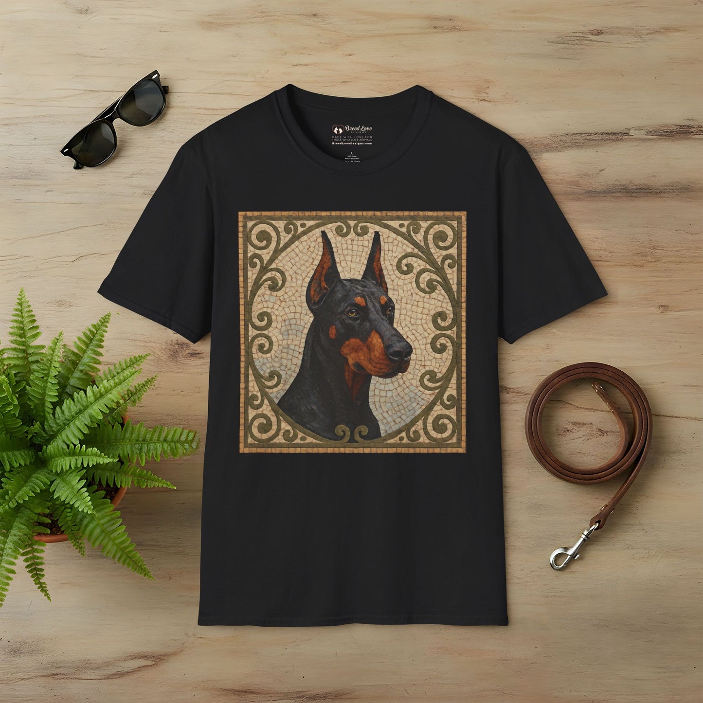 Doberman Pinscher Mosaic T-Shirt