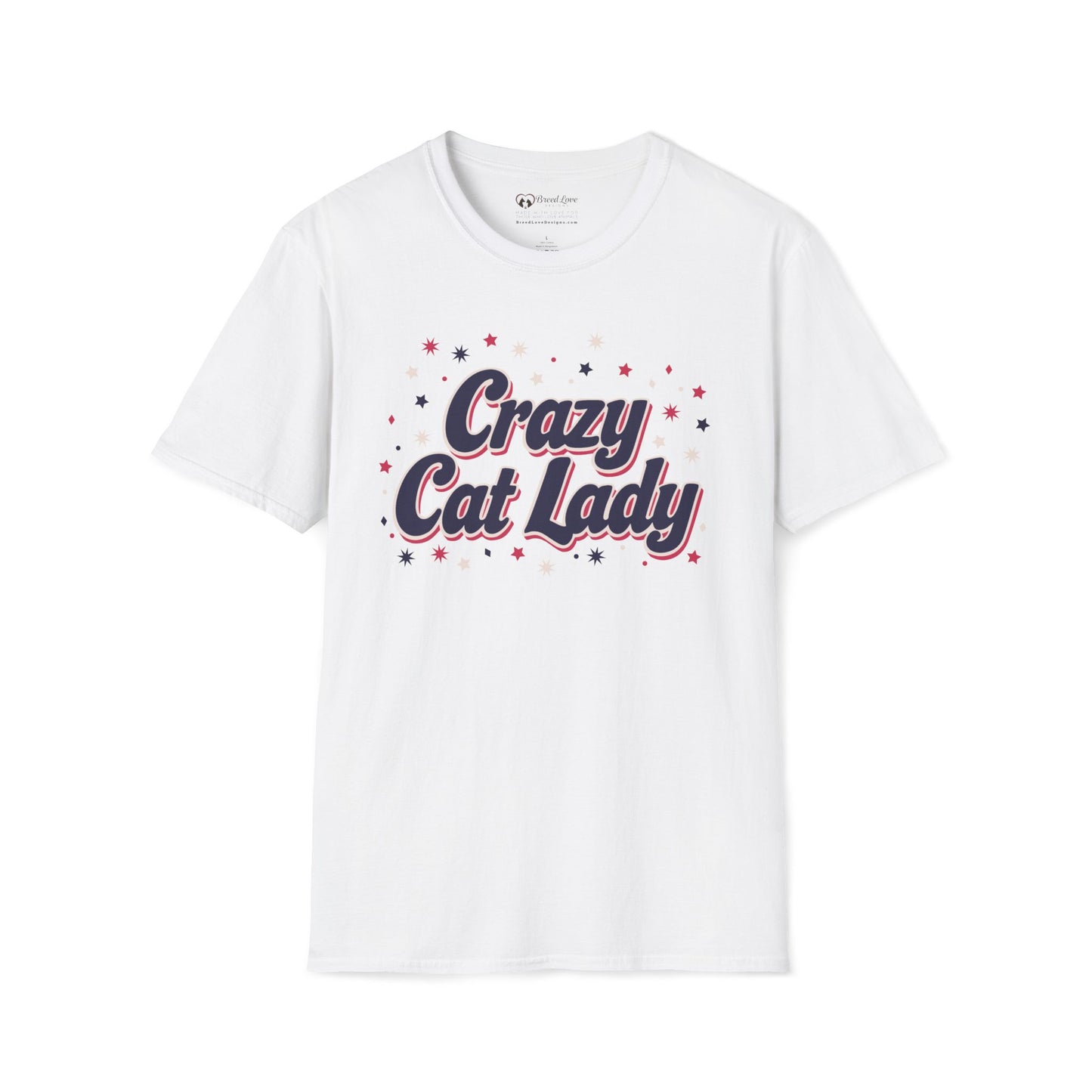 Sparkly Crazy Cat Lady T-Shirt