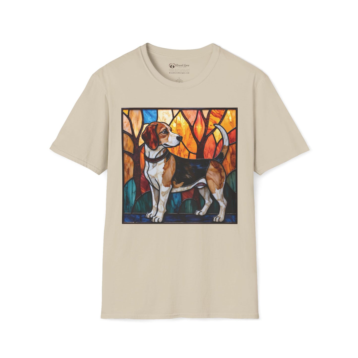 Stained Glass Beagle T-Shirt