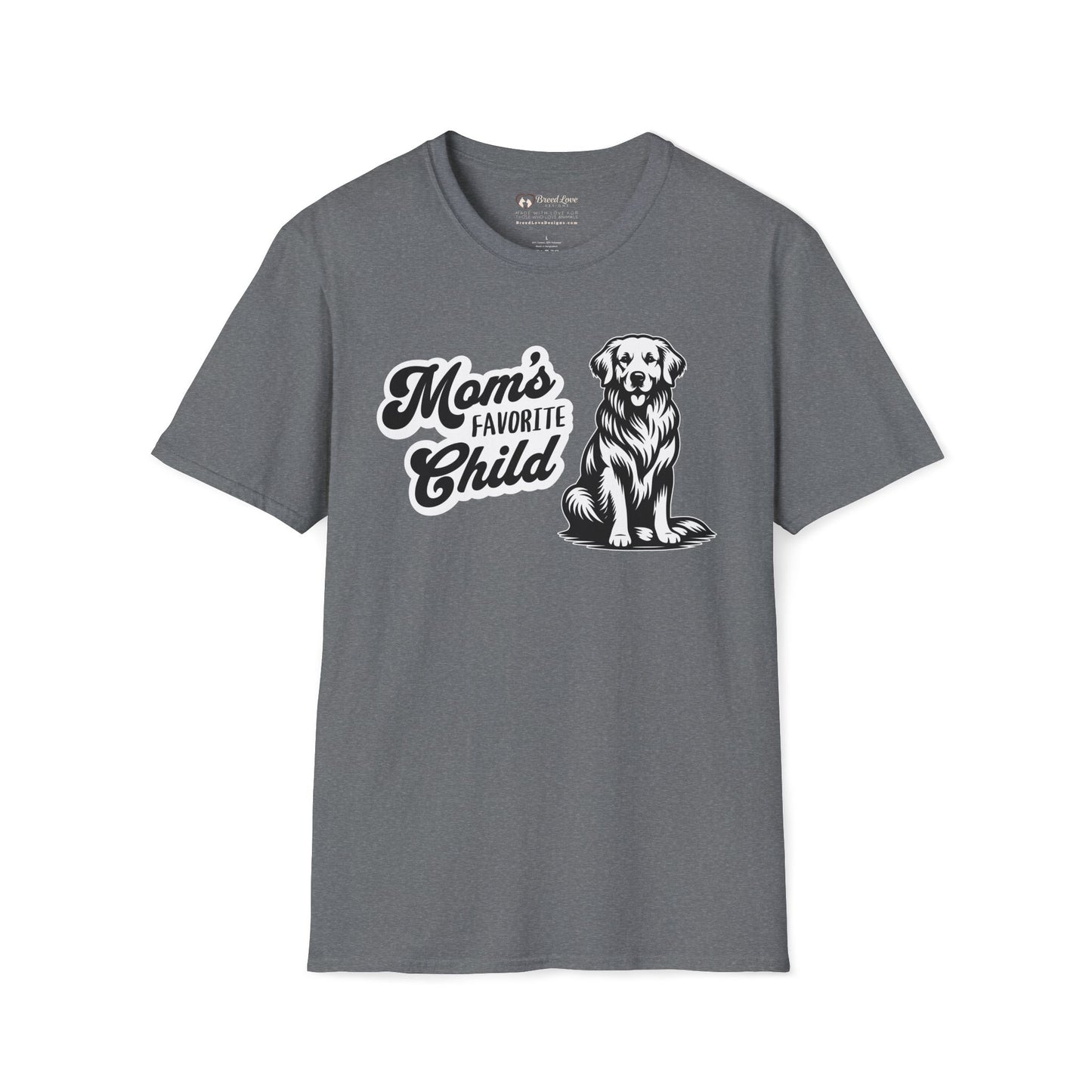 Mom's Favorite Child - Golden Retriever T-Shirt