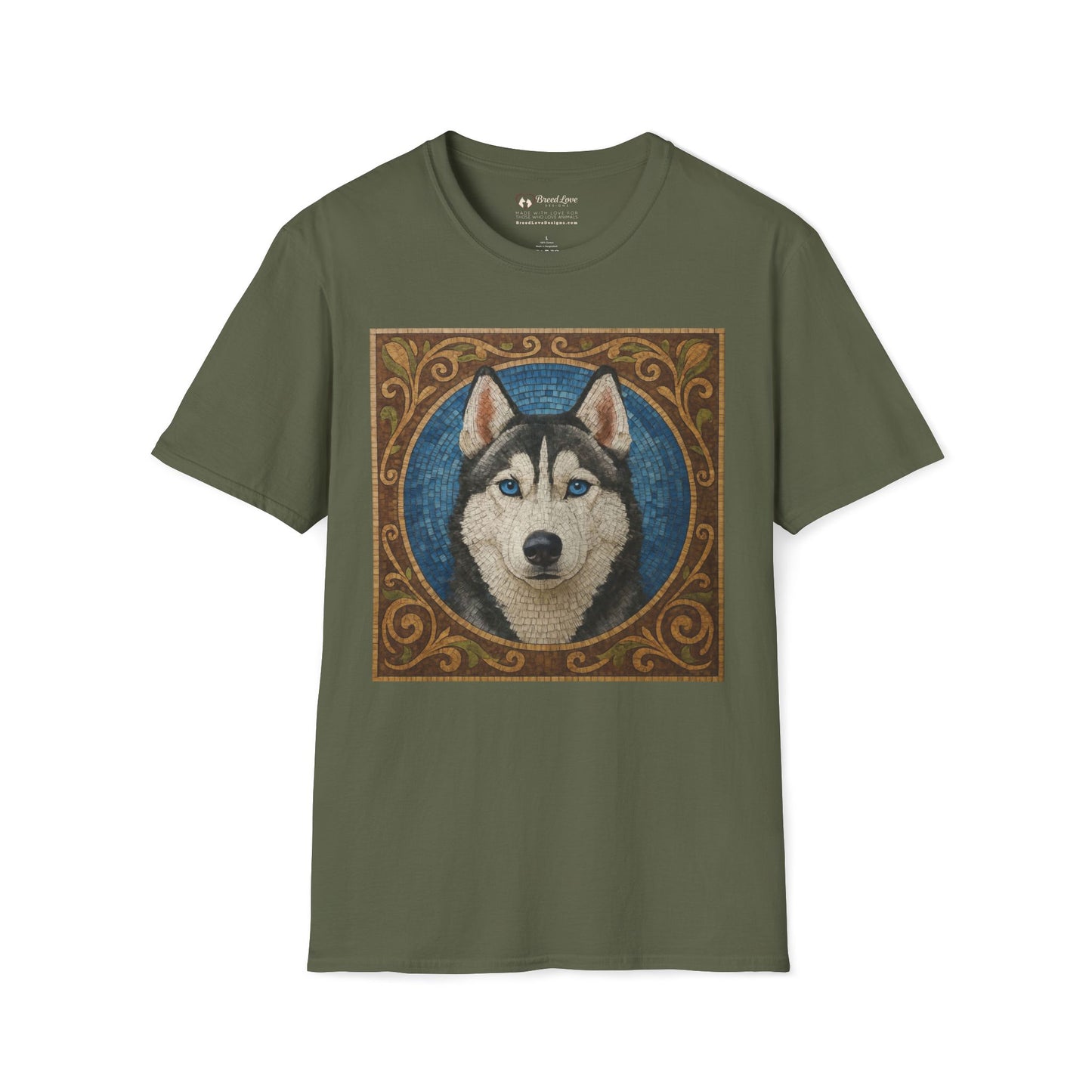 Siberian Husky Mosaic T-Shirt