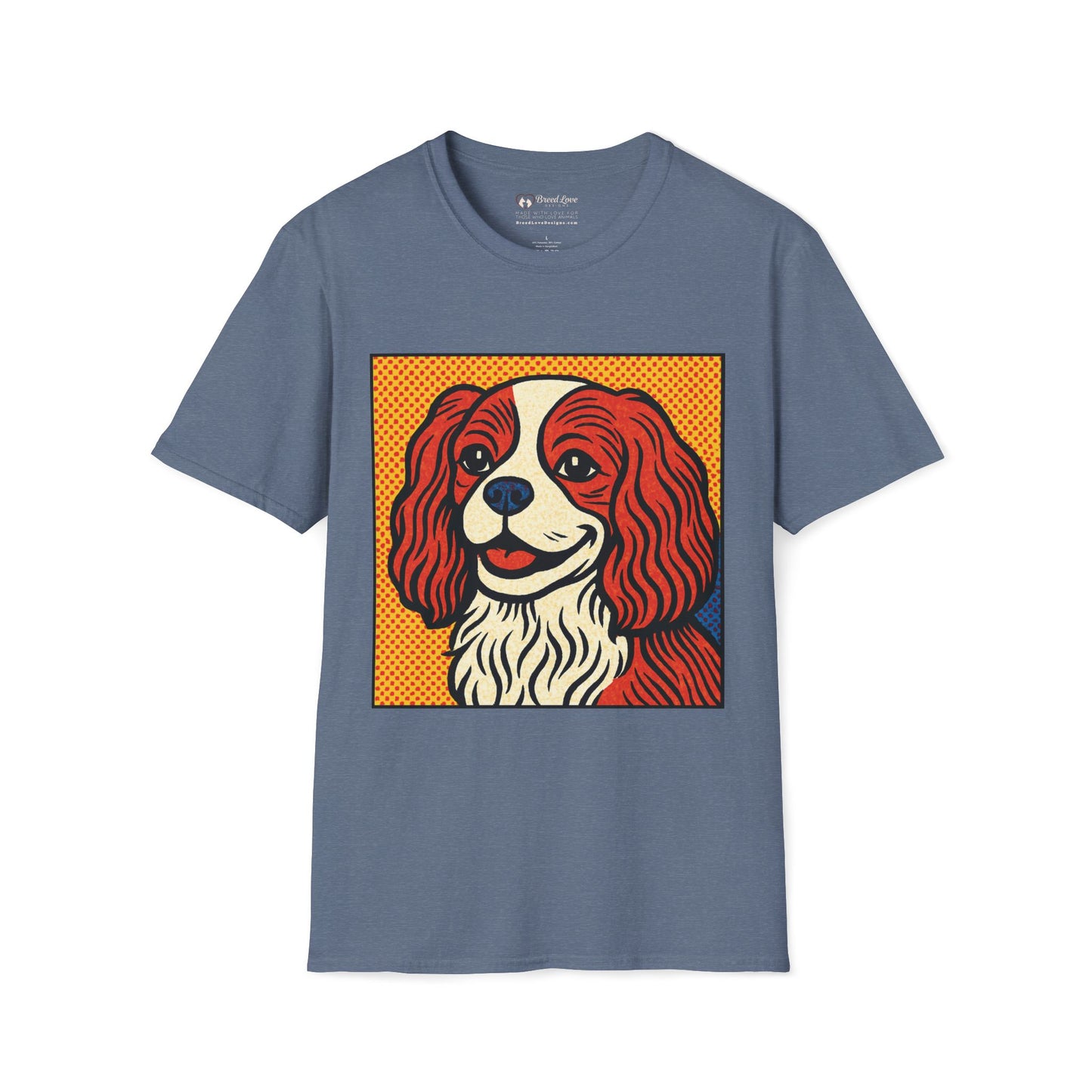 Cavalier King Charles Spaniel Pop Art T-Shirt