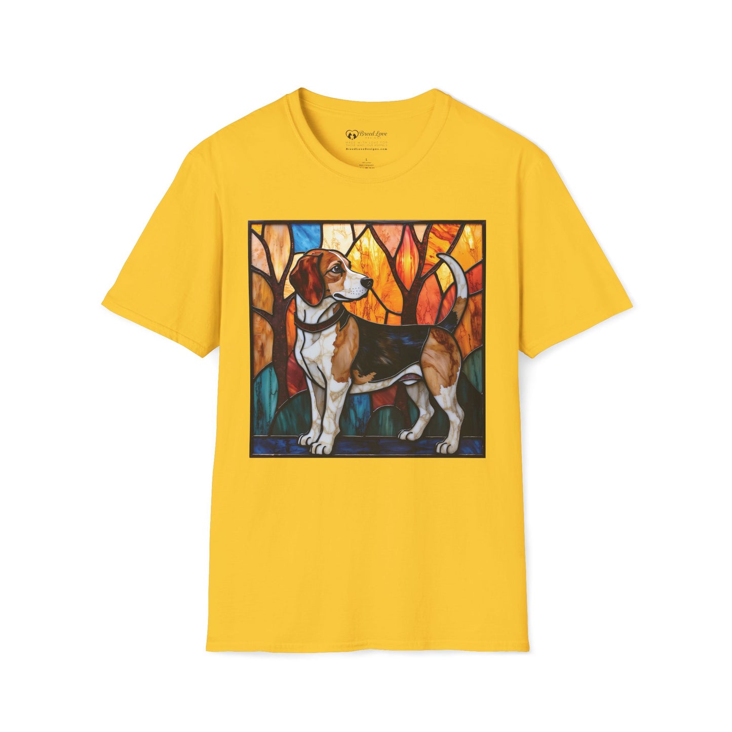 Stained Glass Beagle T-Shirt