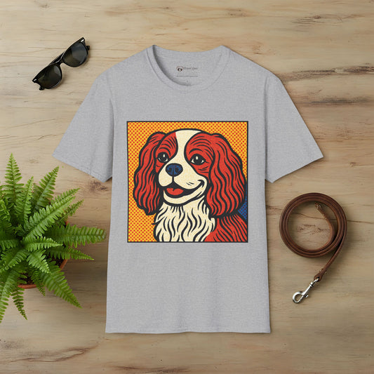 Cavalier King Charles Spaniel Pop Art T-Shirt