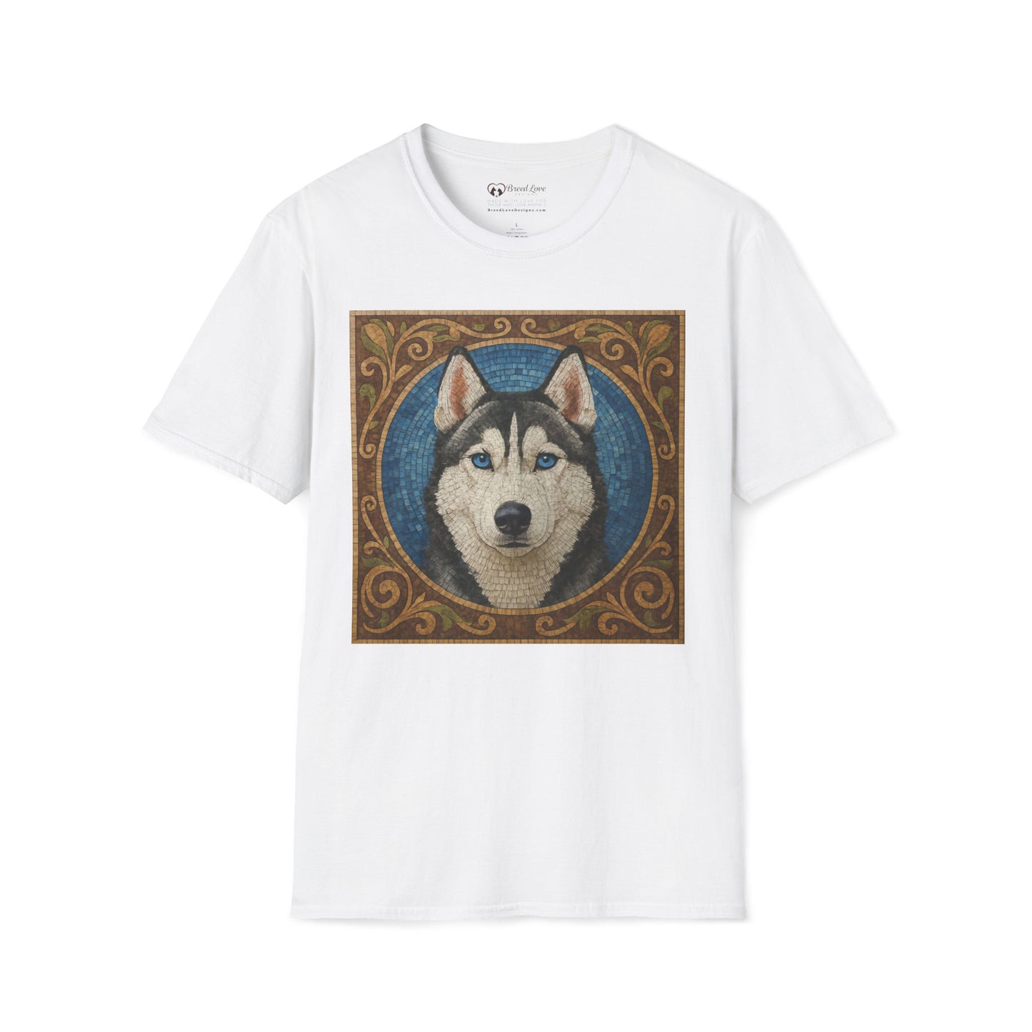 Siberian Husky Mosaic T-Shirt