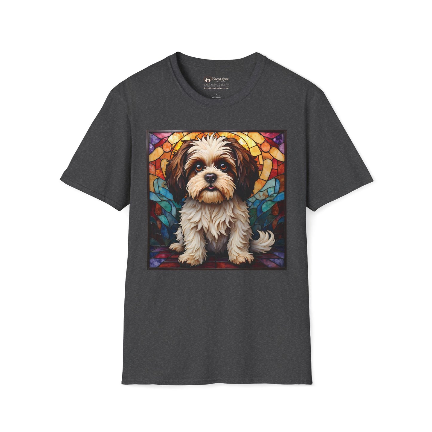 Stained Glass Shih Tzu T-Shirt