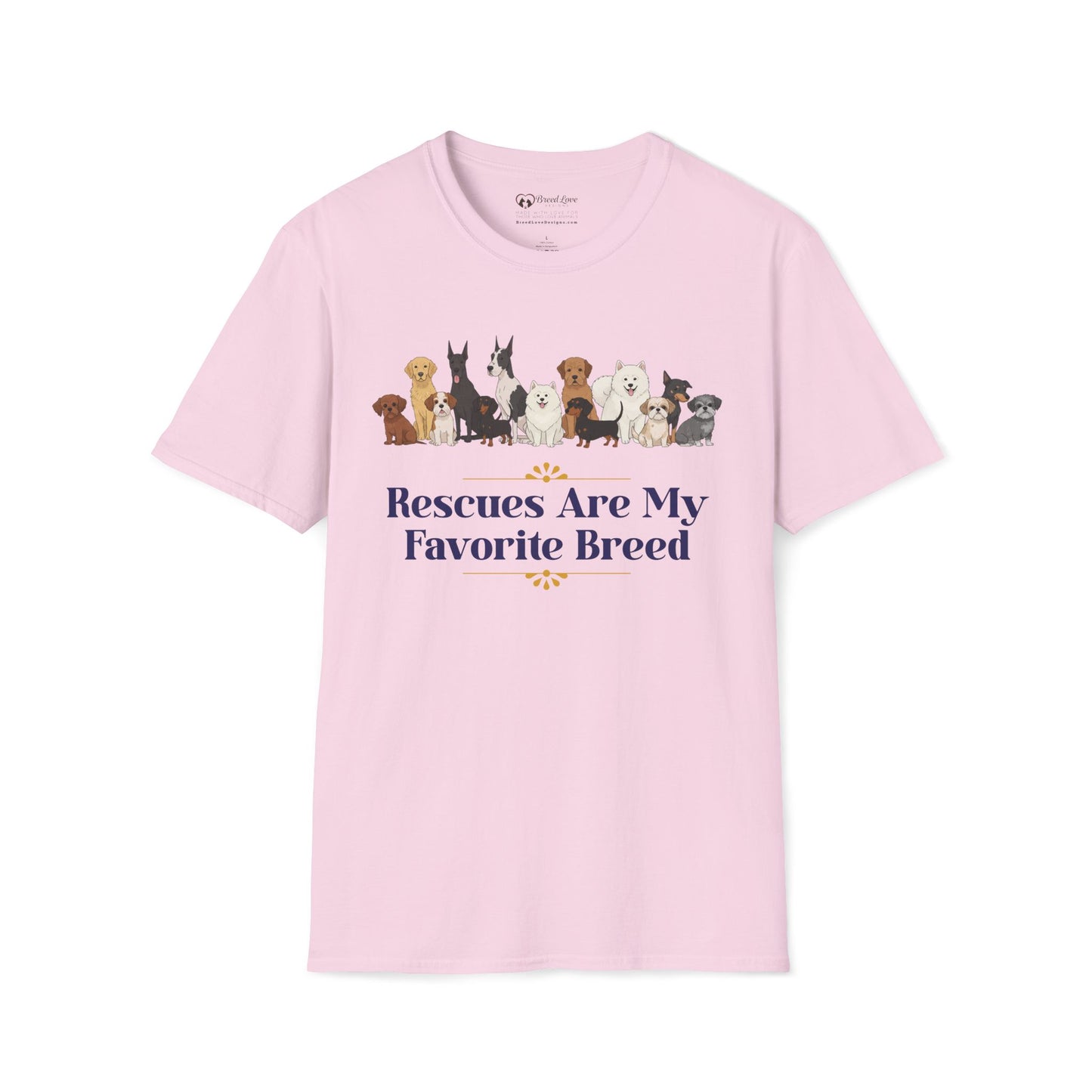 Rescues Are My Favorite Breed T-Shirt