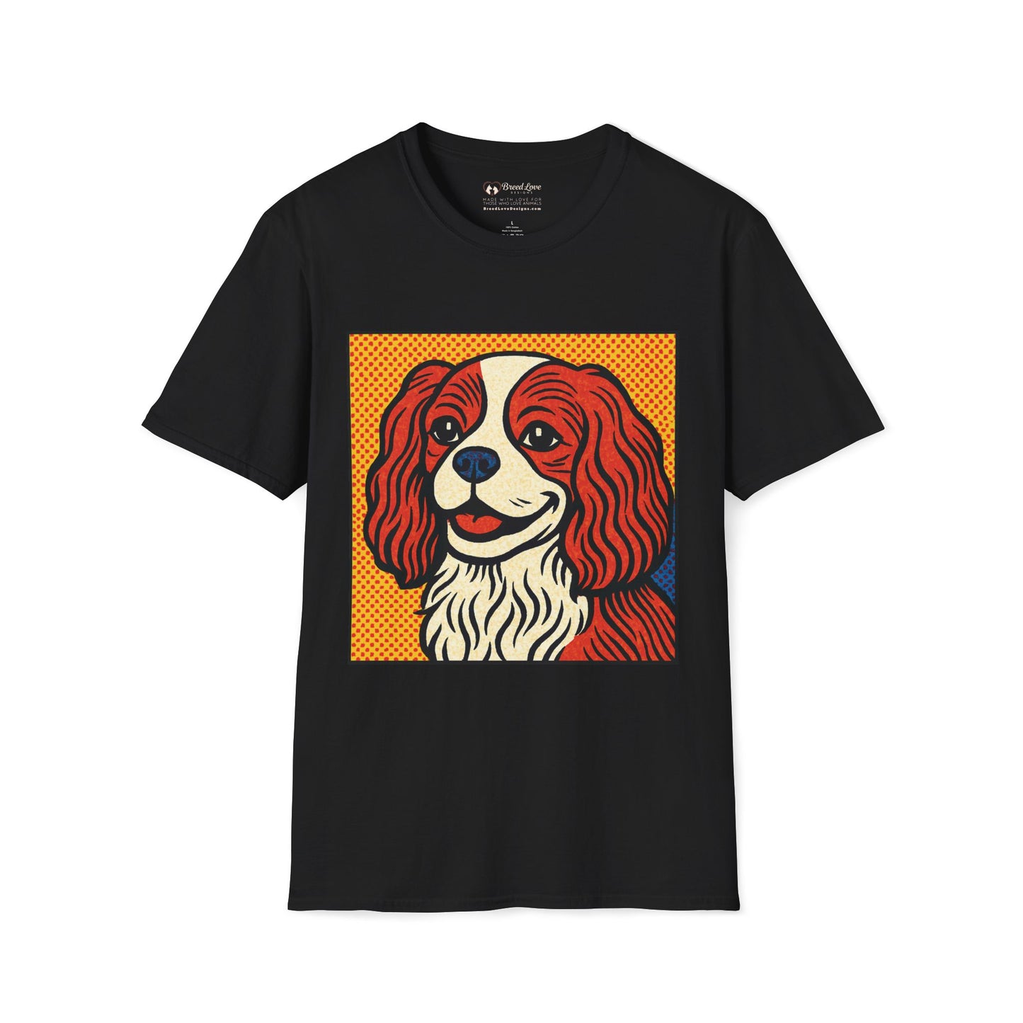Cavalier King Charles Spaniel Pop Art T-Shirt