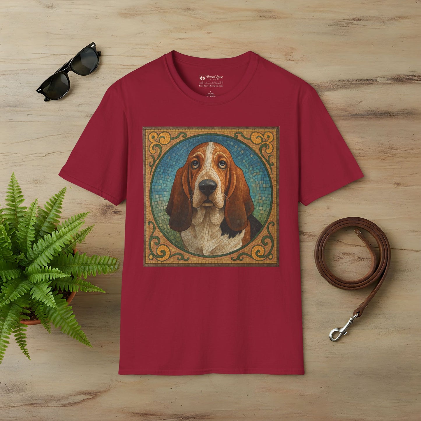 Basset Hound Mosaic T-Shirt