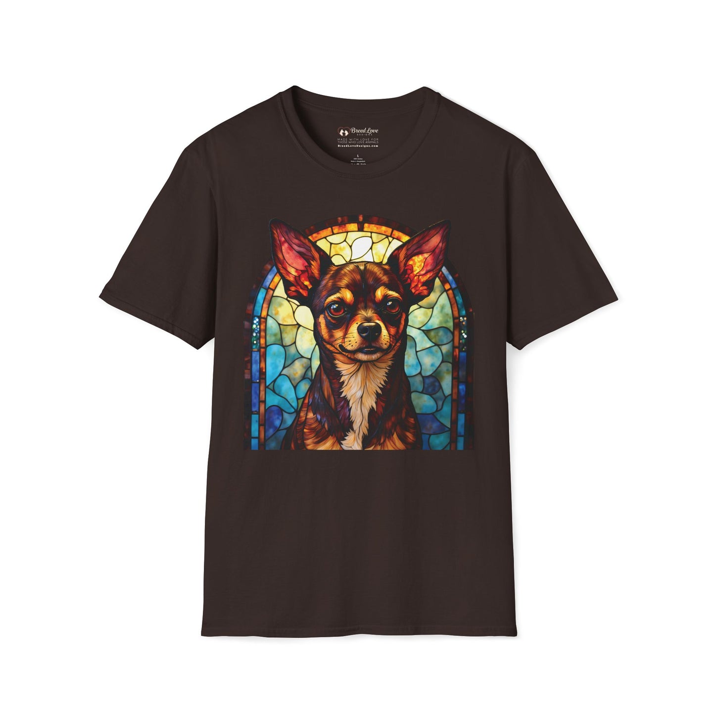 Stained Glass Chihuahua T-Shirt