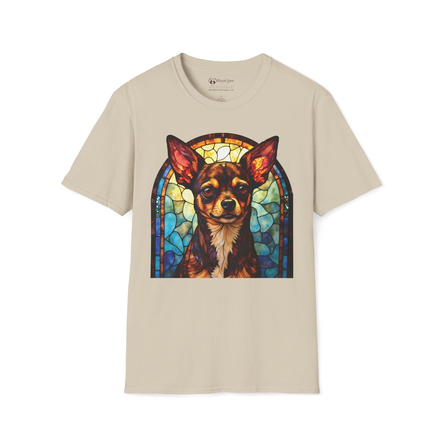 Stained Glass Chihuahua T-Shirt