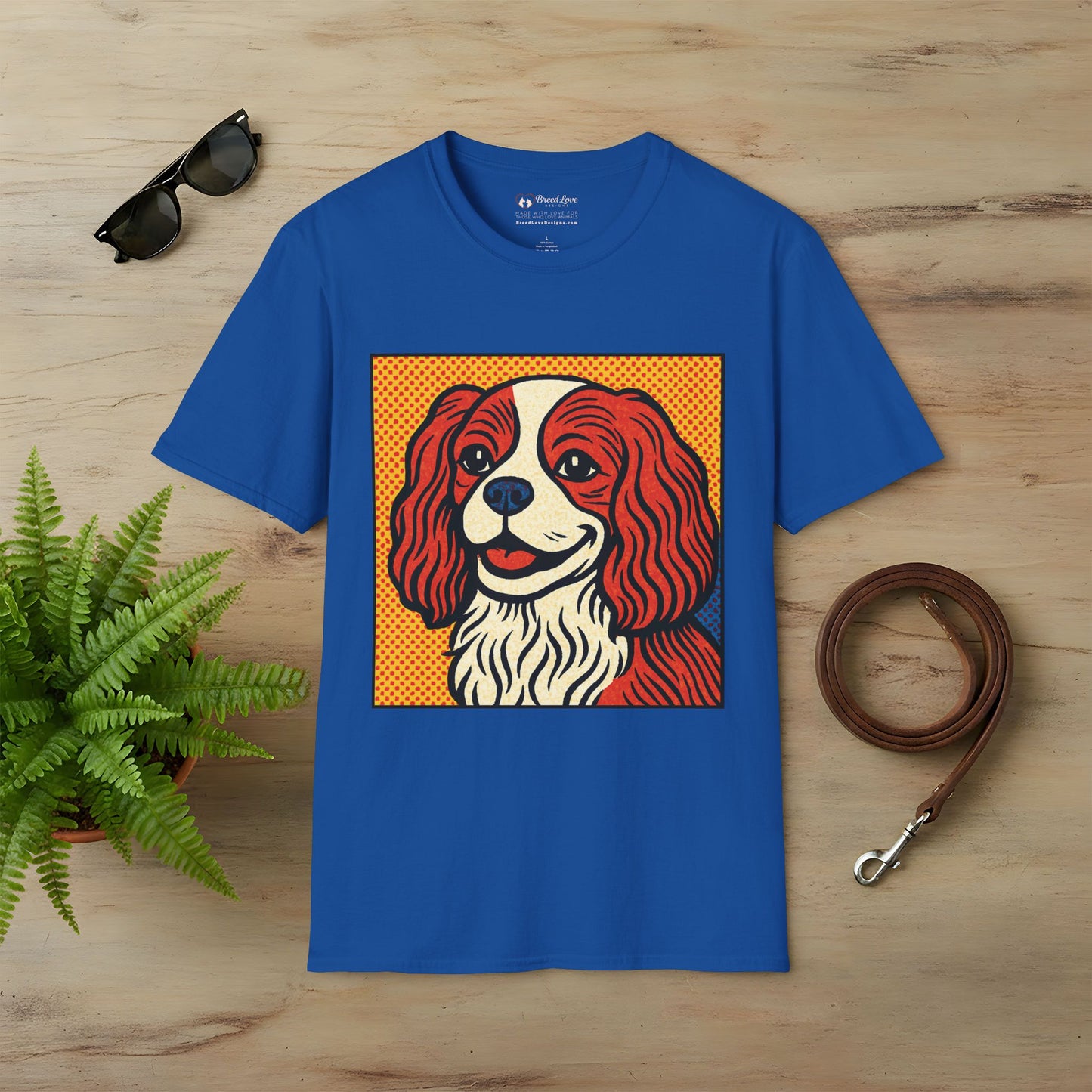 Cavalier King Charles Spaniel Pop Art T-Shirt