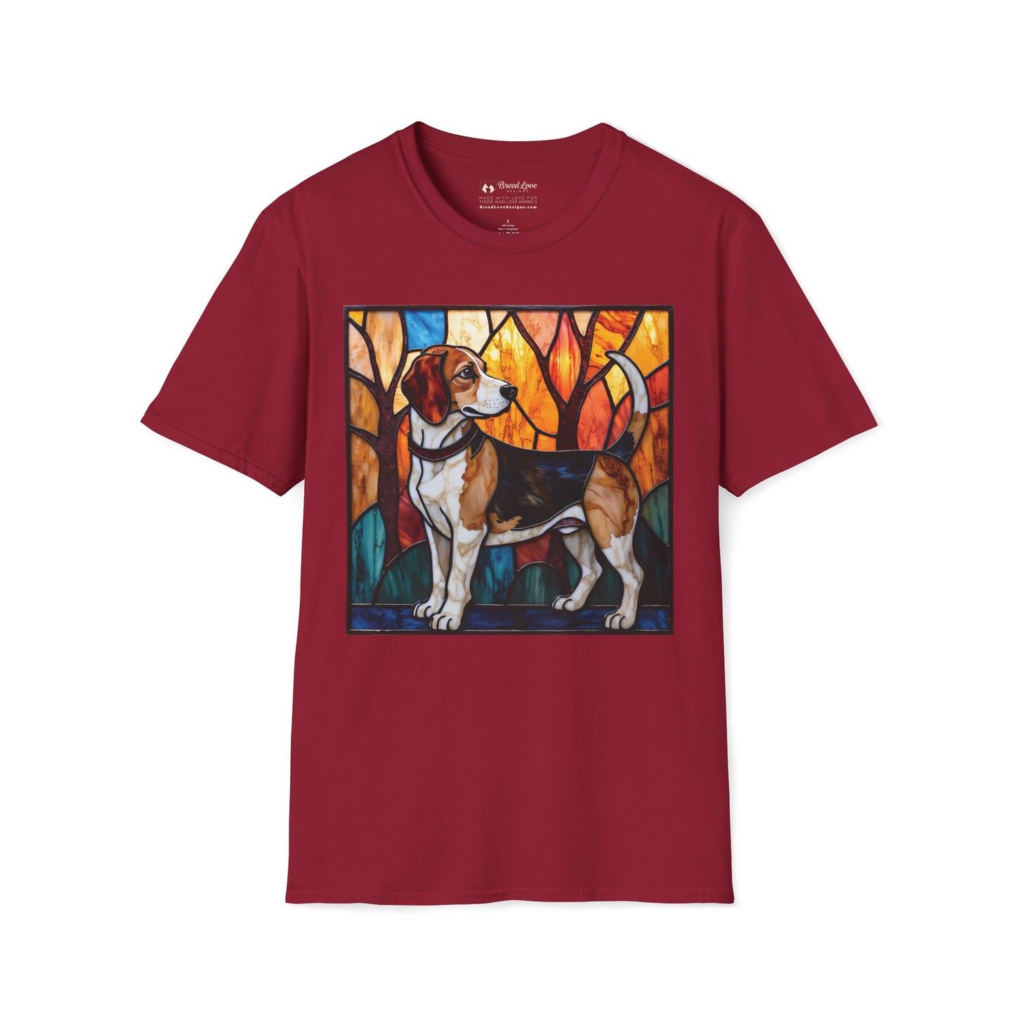 Stained Glass Beagle T-Shirt
