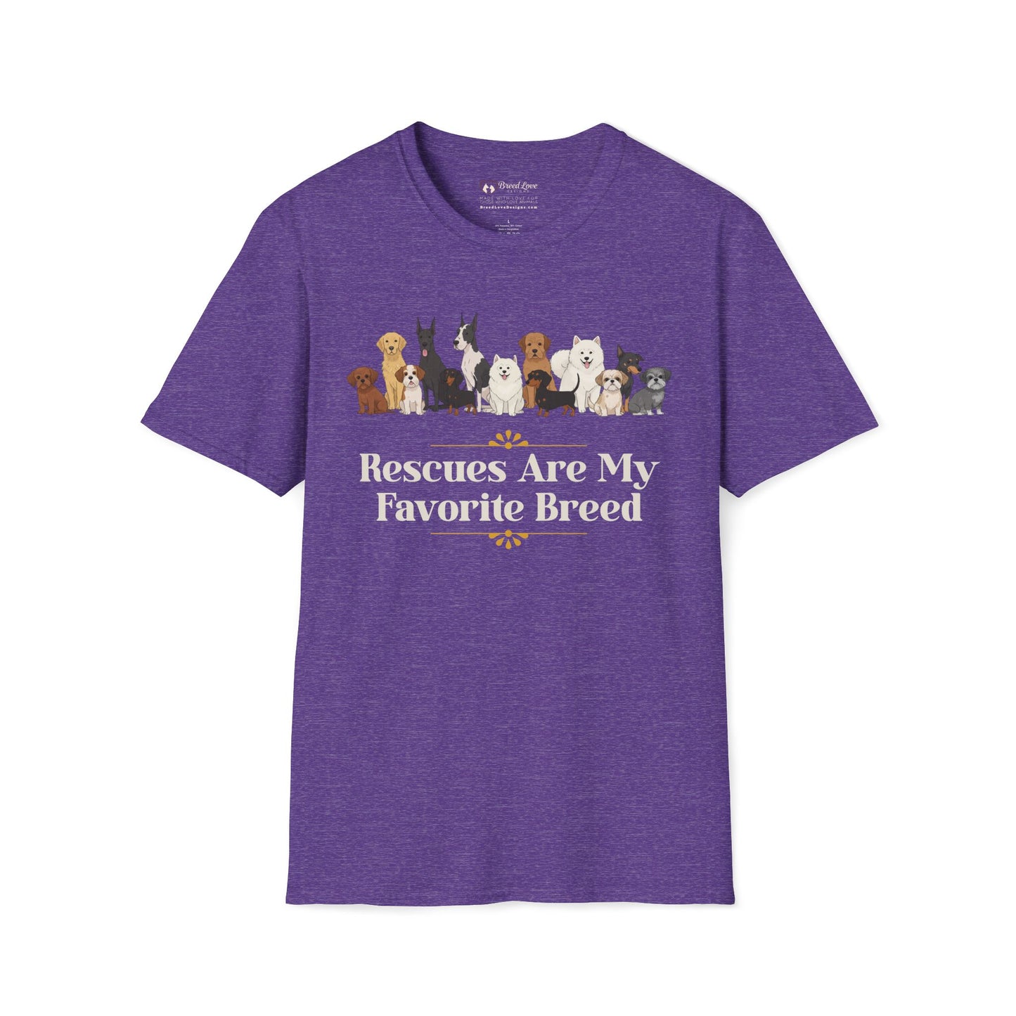 Rescues Are My Favorite Breed T-Shirt