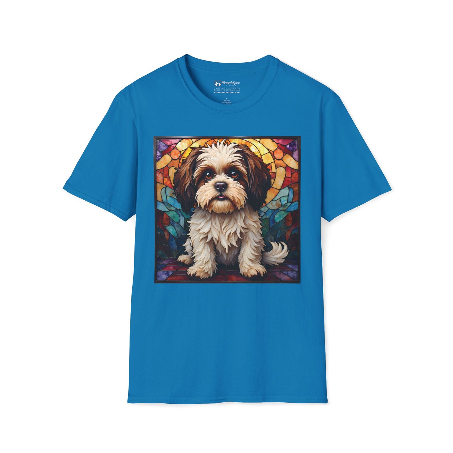 Stained Glass Shih Tzu T-Shirt