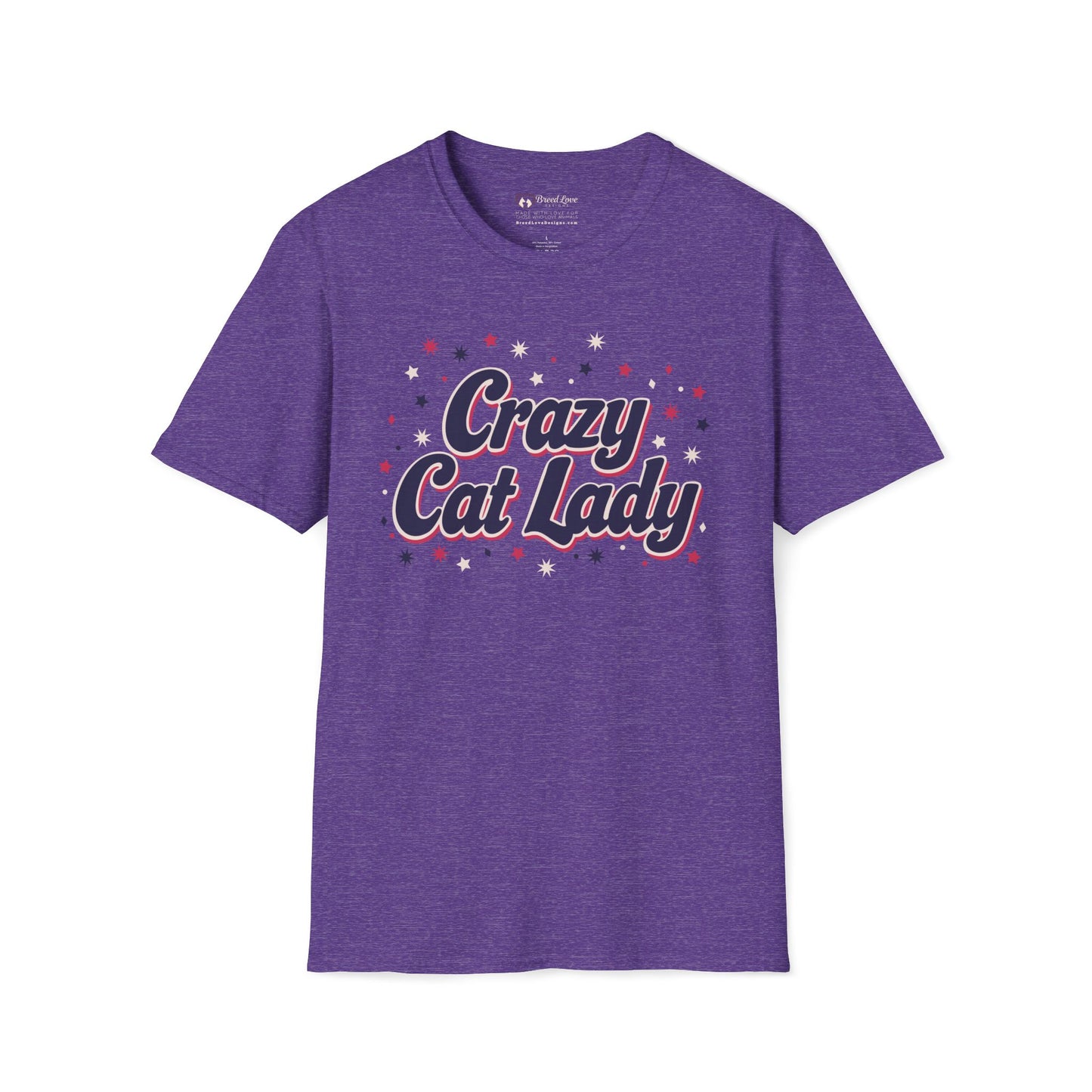Sparkly Crazy Cat Lady T-Shirt