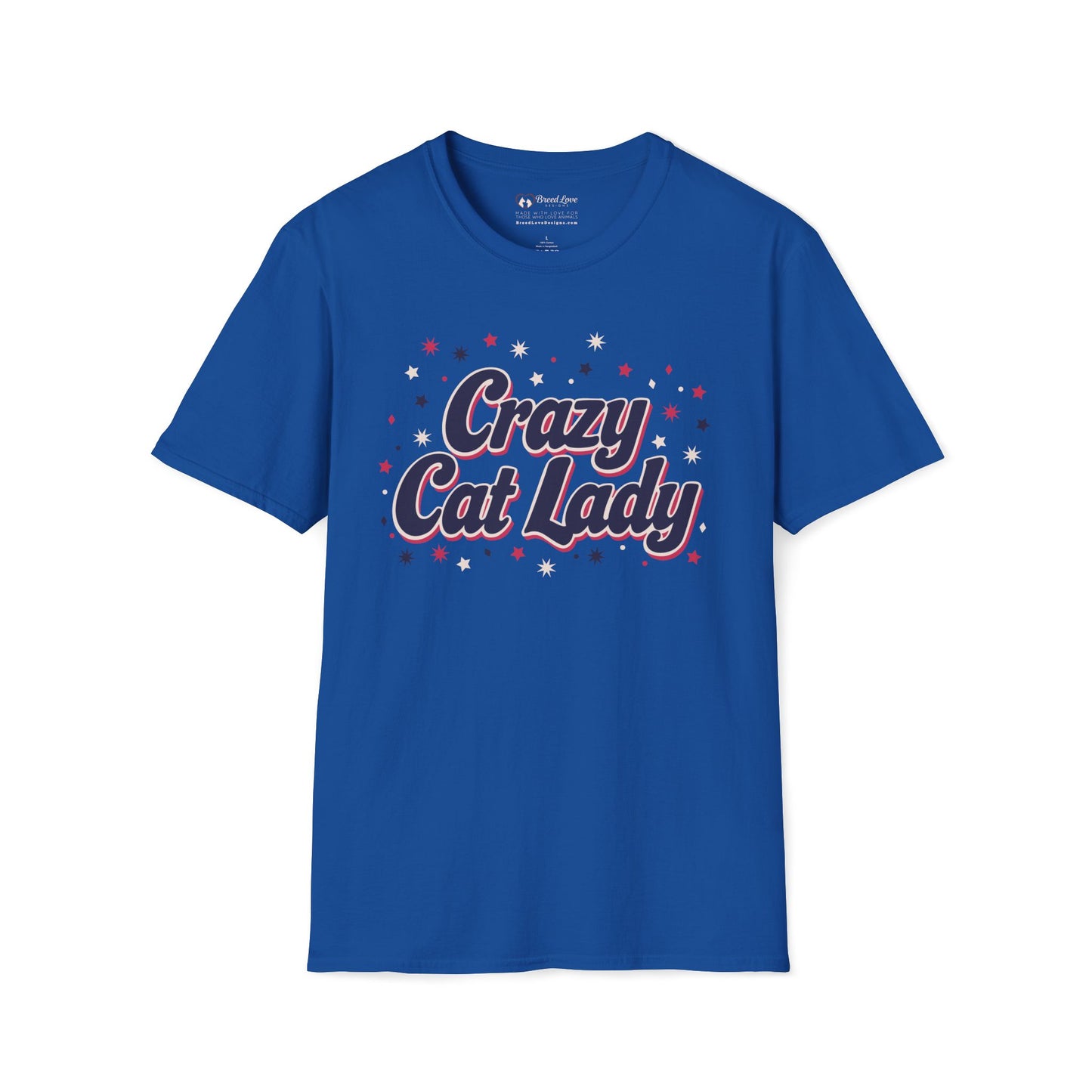 Sparkly Crazy Cat Lady T-Shirt