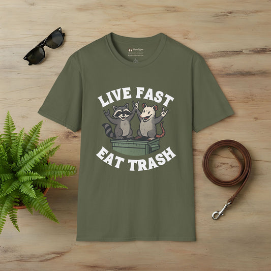 Live Fast Eat Trash T-Shirt