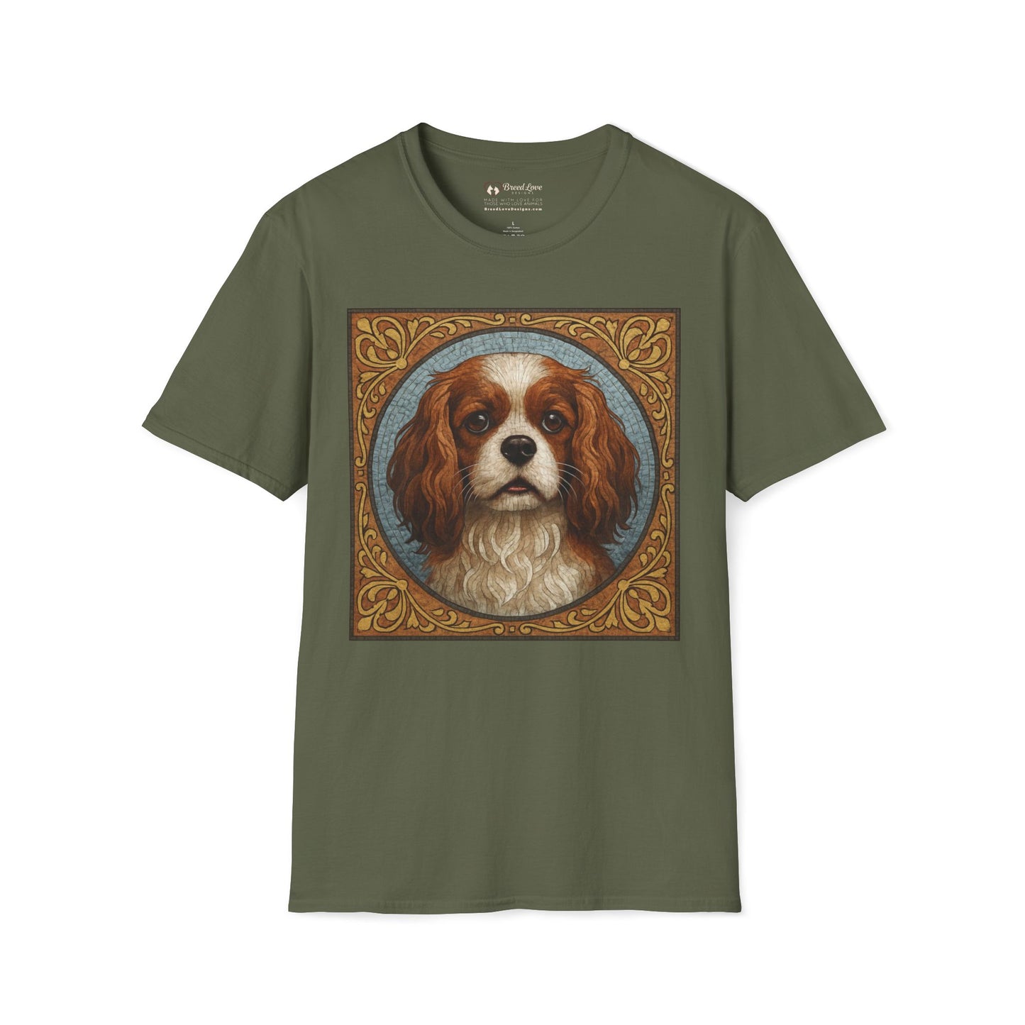 Cavalier King Charles Spaniel Mosaic T-Shirt