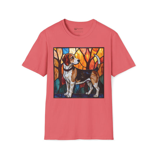 Stained Glass Beagle T-Shirt