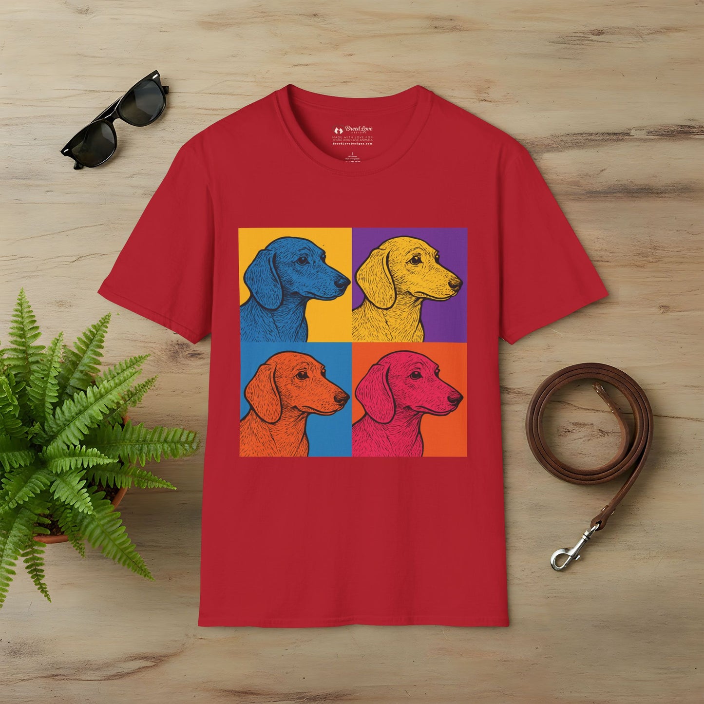 Dachshund Pop Art T-Shirt