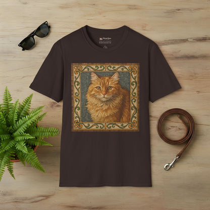 Orange House Cat Mosaic T-Shirt