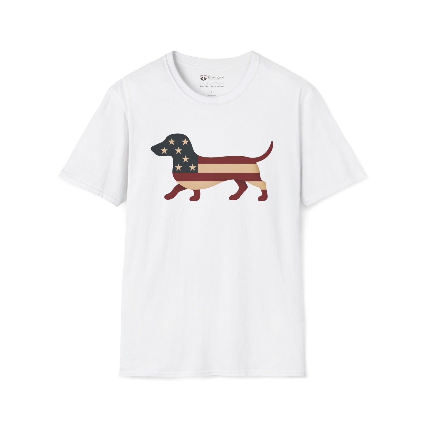 American Flag Dachshund T-Shirt