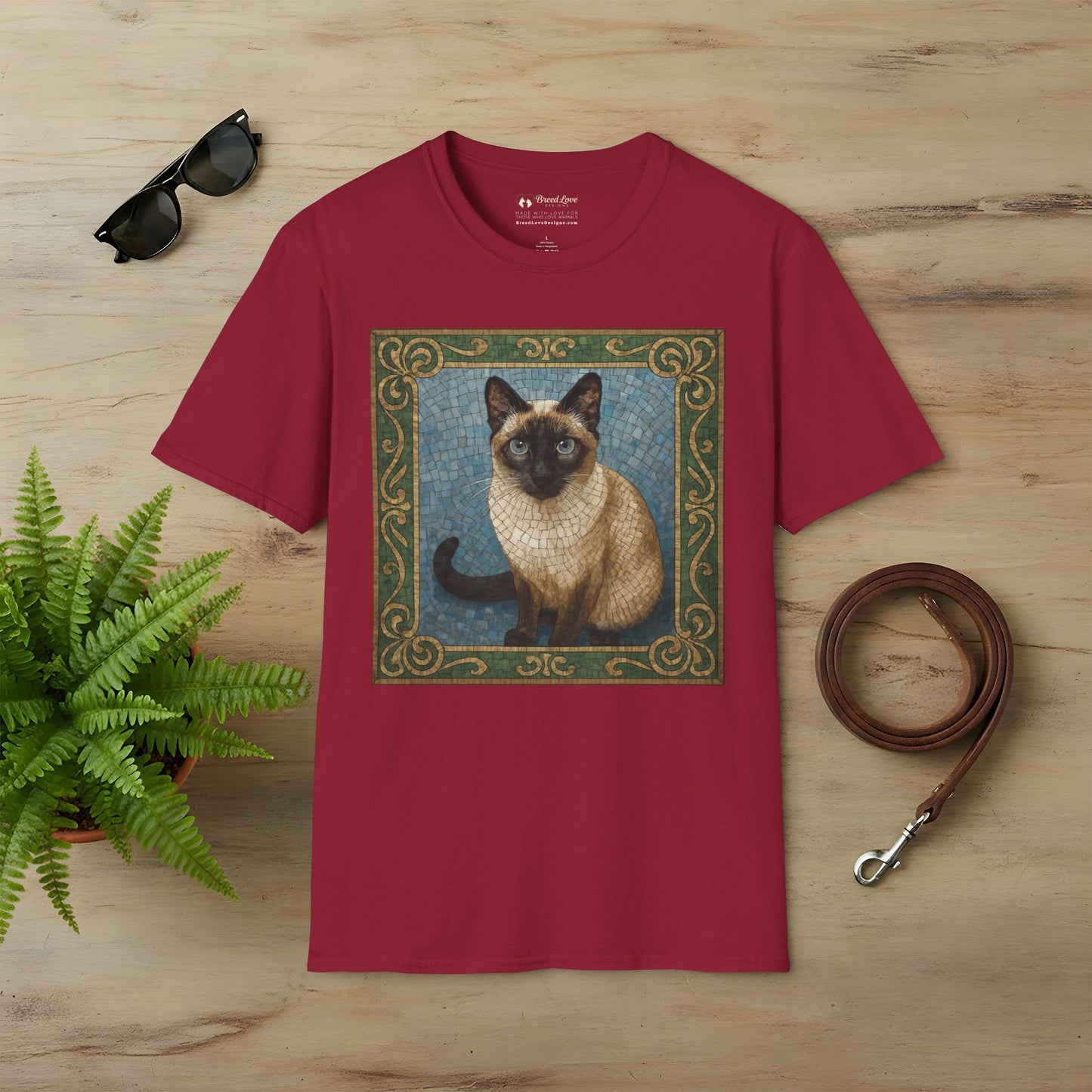 Siamese Cat Mosaic T-Shirt