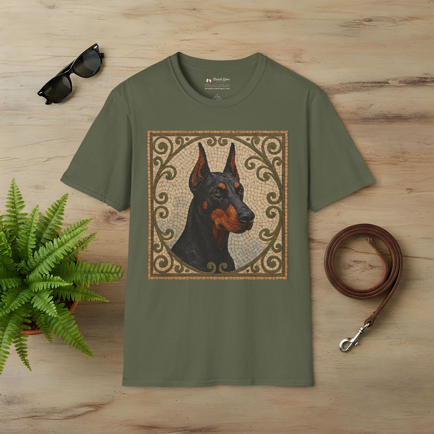 Doberman Pinscher Mosaic T-Shirt