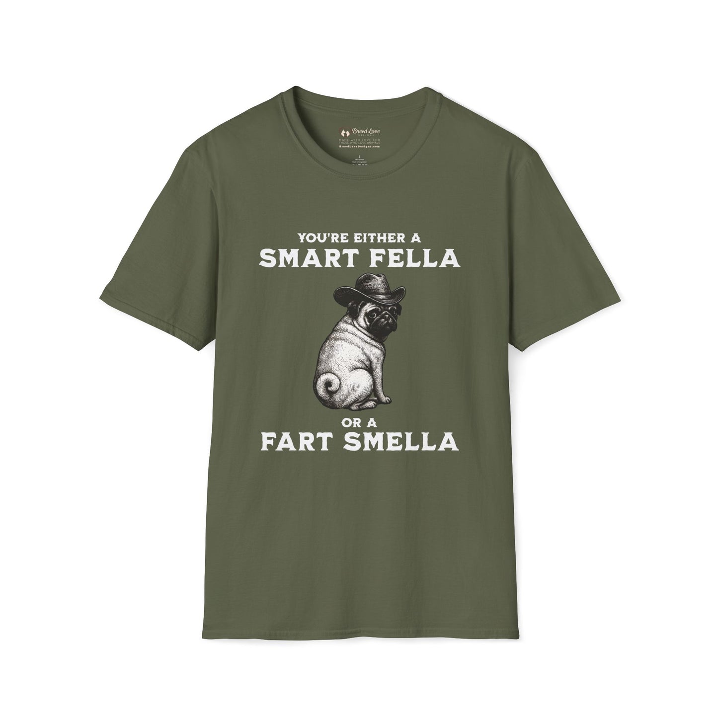 Smart Fella or Fart Smella T-Shirt