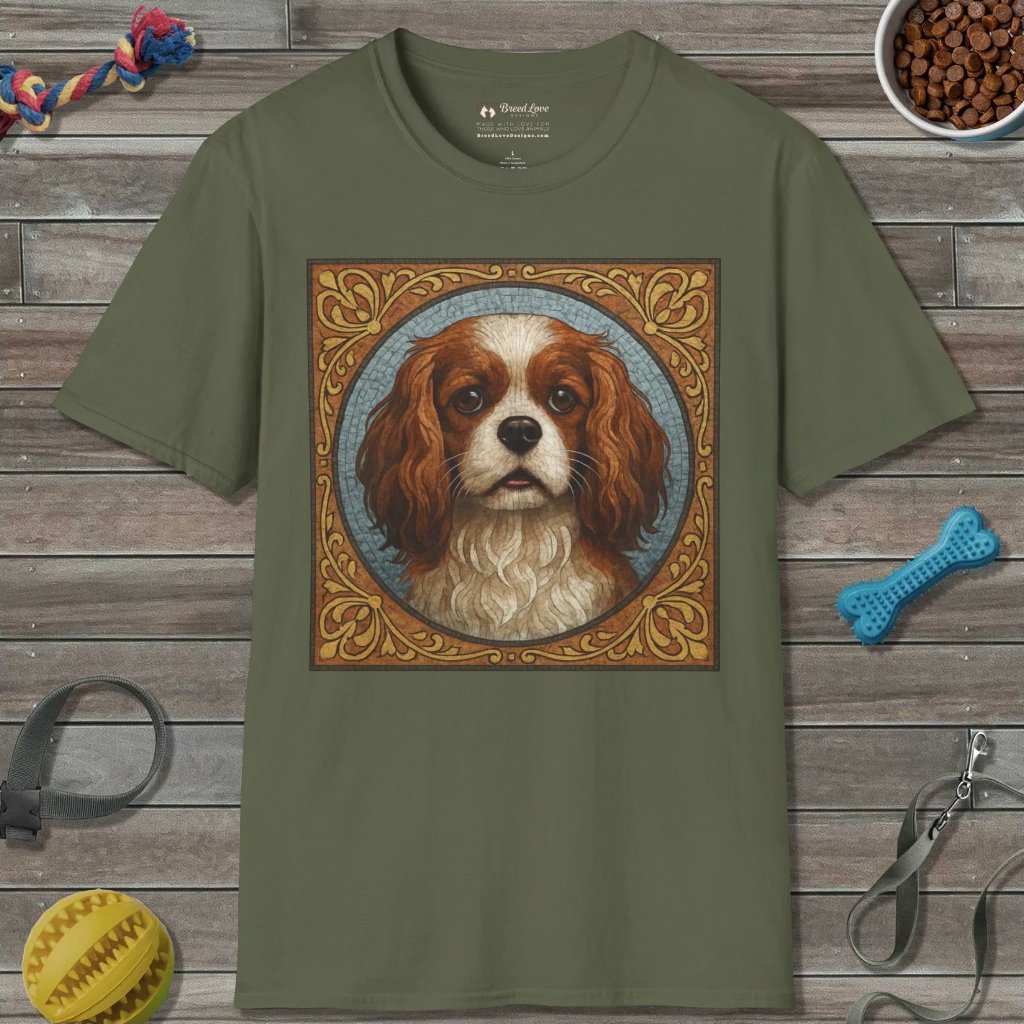 Cavalier King Charles Spaniel Mosaic T-Shirt