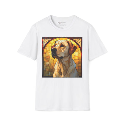Stained Glass Yellow Lab T-Shirt