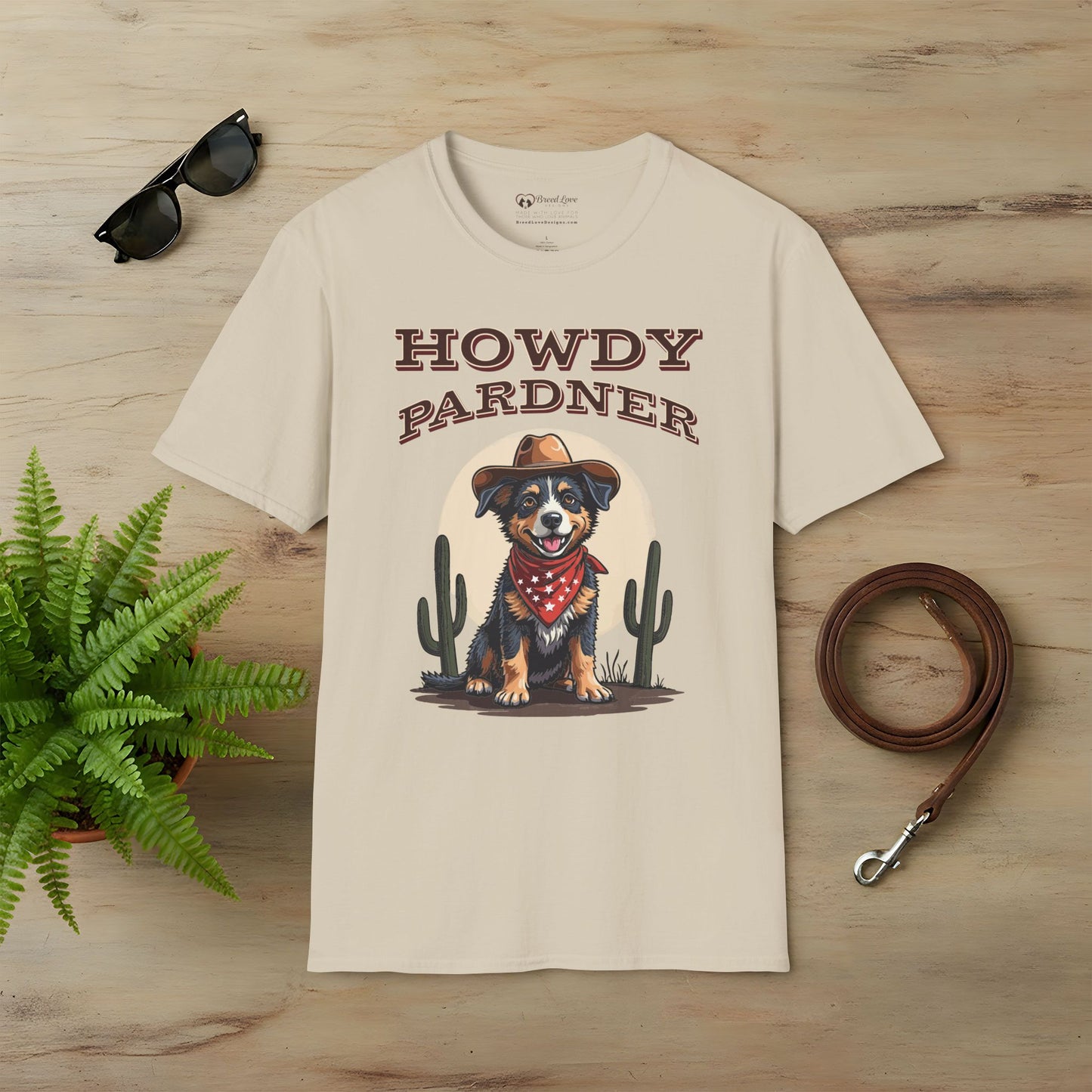 Howdy Pardner Border Collie T-Shirt