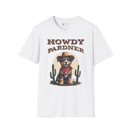 Howdy Pardner Border Collie T-Shirt
