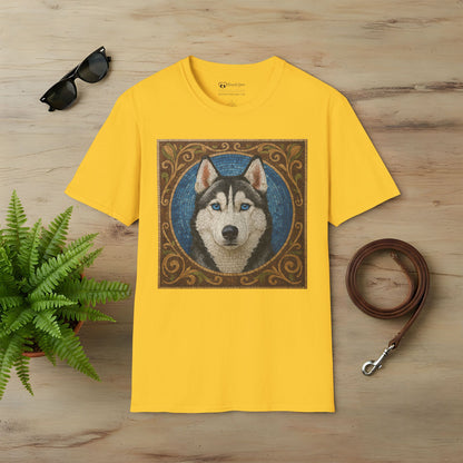Siberian Husky Mosaic T-Shirt