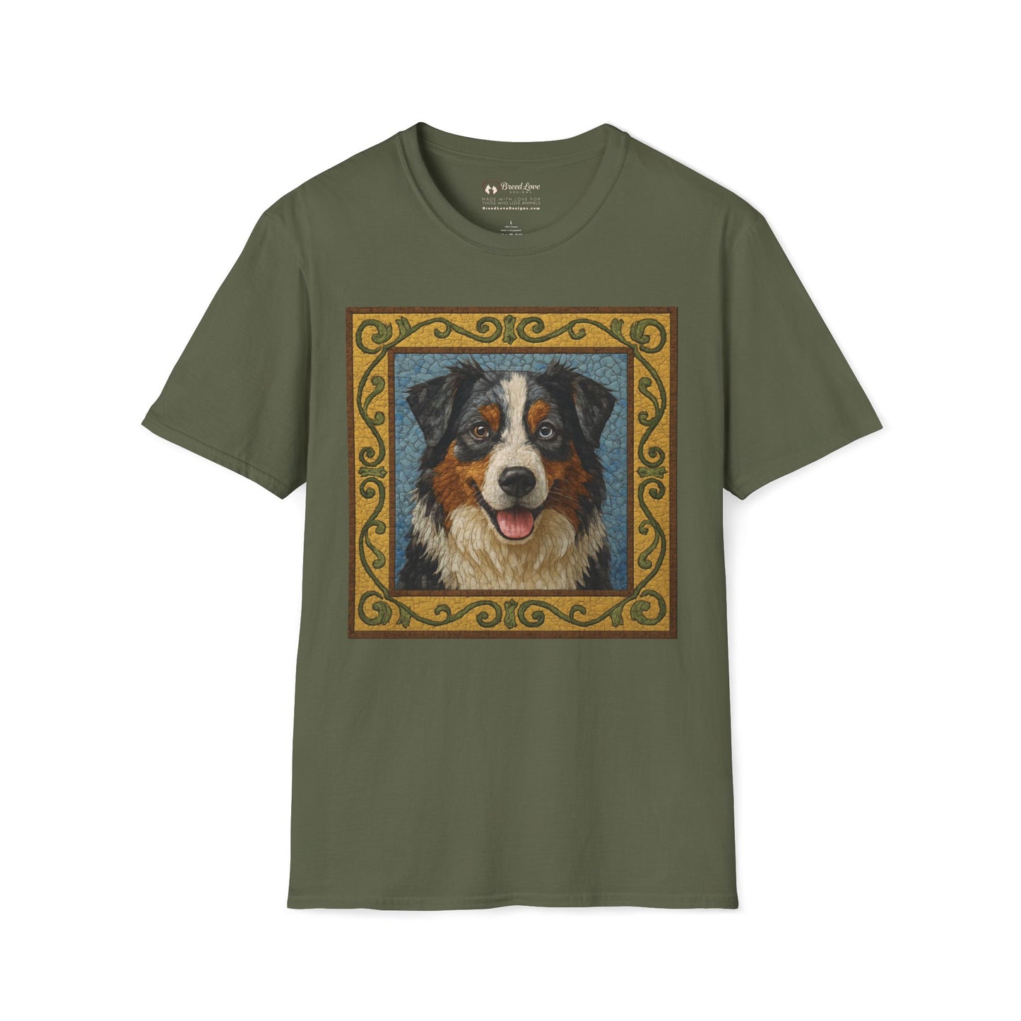 Australian Shepherd Mosaic T-Shirt