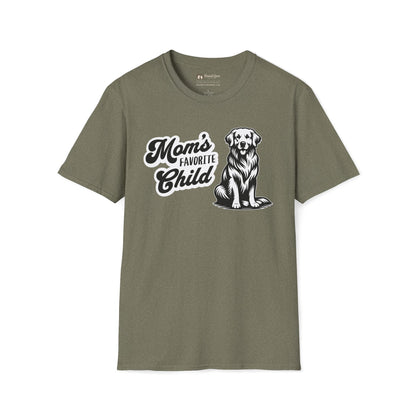 Mom's Favorite Child - Golden Retriever T-Shirt