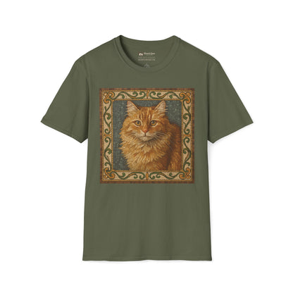 Orange House Cat Mosaic T-Shirt