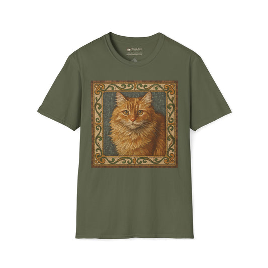 Orange House Cat Mosaic T-Shirt