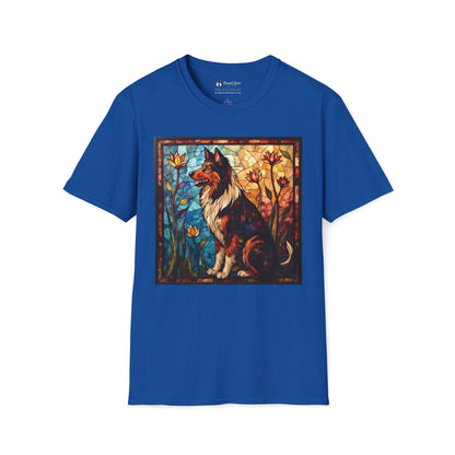 Stained Glass Collie T-Shirt