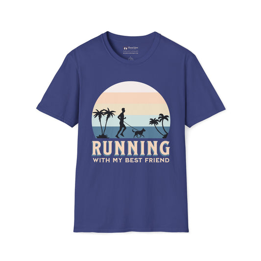 Running With My Best Friend - Male T-Shirt